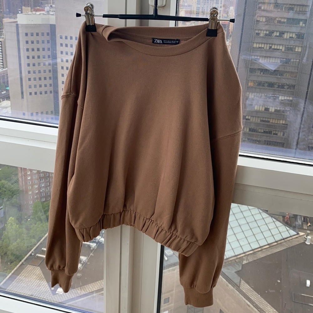 Zara cropped sweater